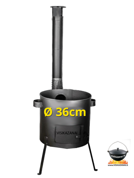 Krosnelė kazanui 10-12ltr  36cm diametro, 2mm storio KROS236